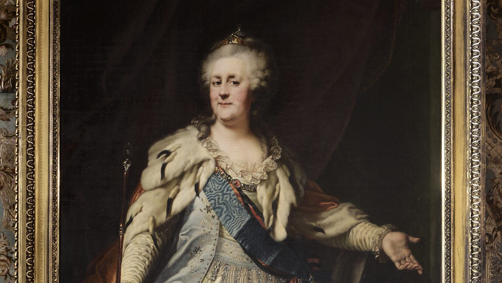 Bildnis von Katharina II. im Schloss Jever, Fotocredit Schlossmuseum Jever